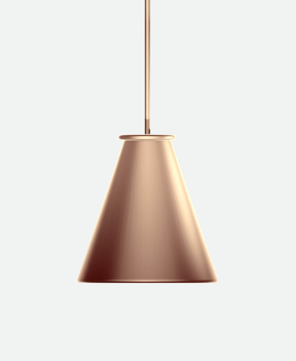Cone Pendant Light – Black - Image 2