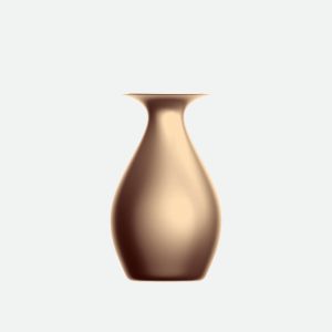 Sculptural Vase – Copper