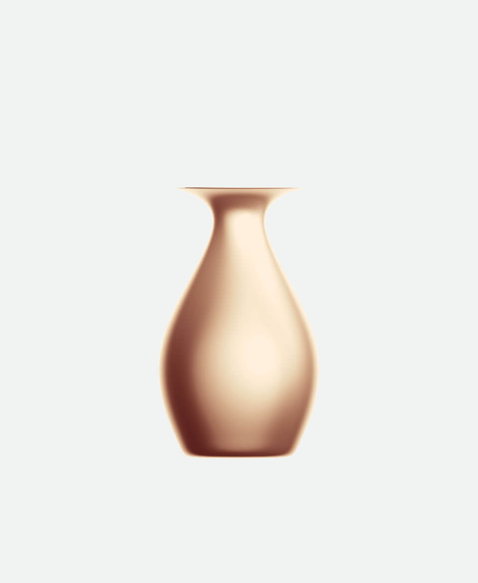 Sculptural Vase – Copper - Image 2