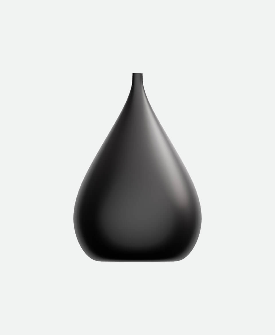 Teardrop Vase – Dark Bronze - Image 3
