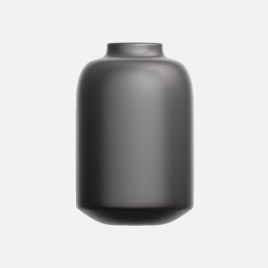 Matte Black Table Vase