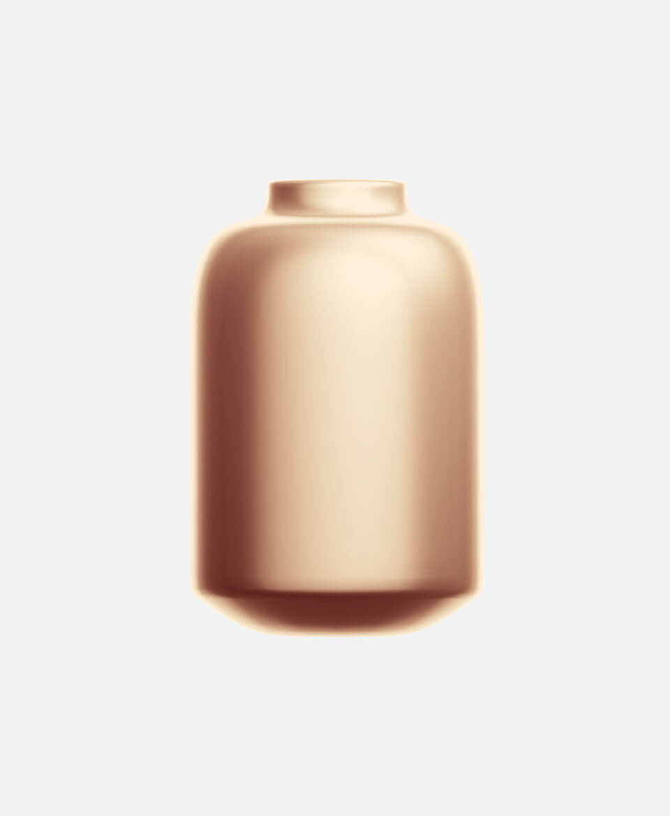 Matte Black Table Vase - Image 3