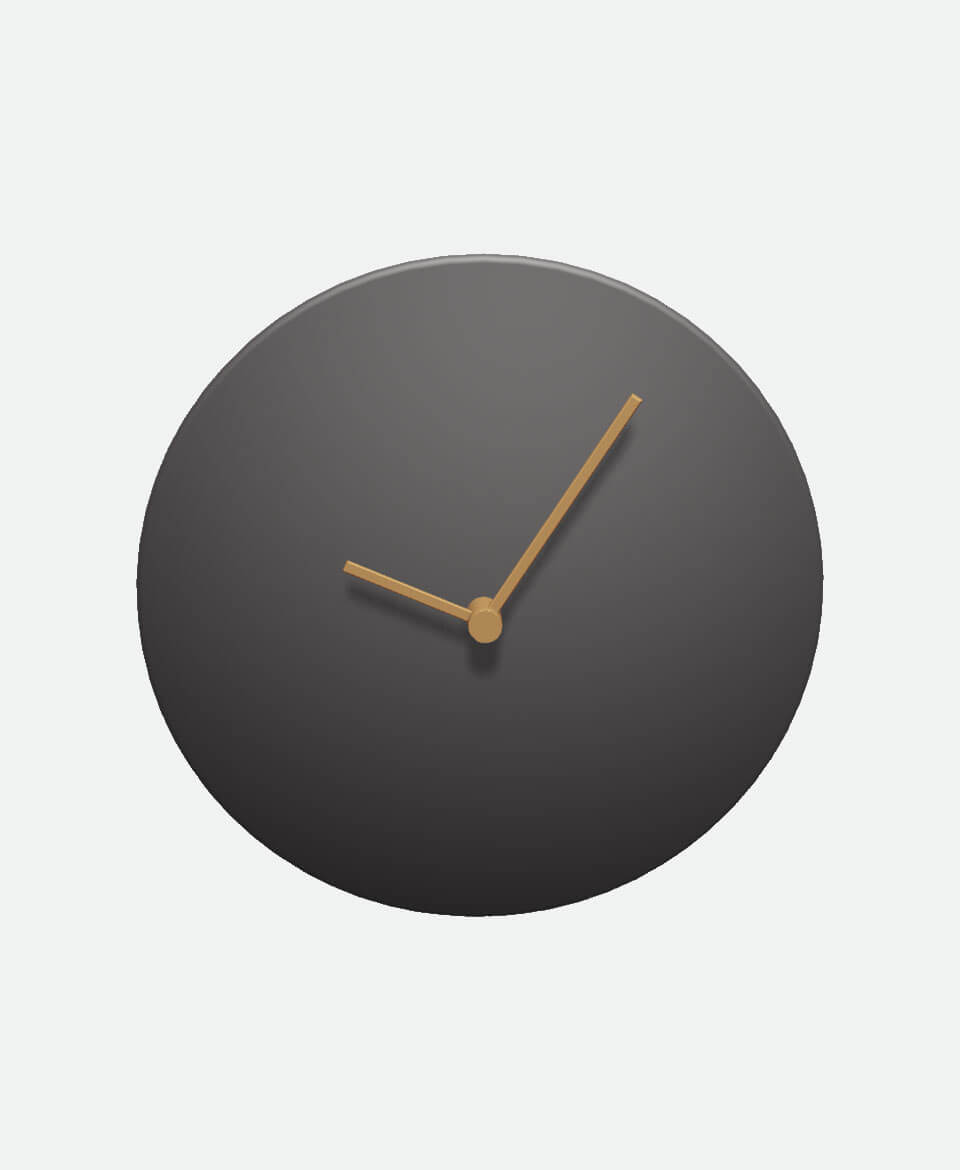 Minimalist Wall Clock – Sand Tone - Image 3