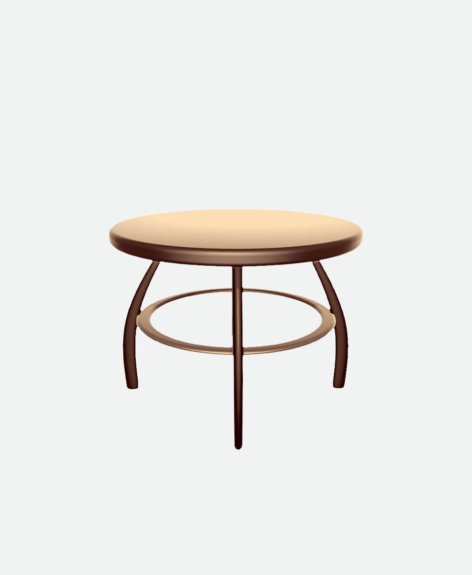 Curved Bench – Wooden Frame - Image 3