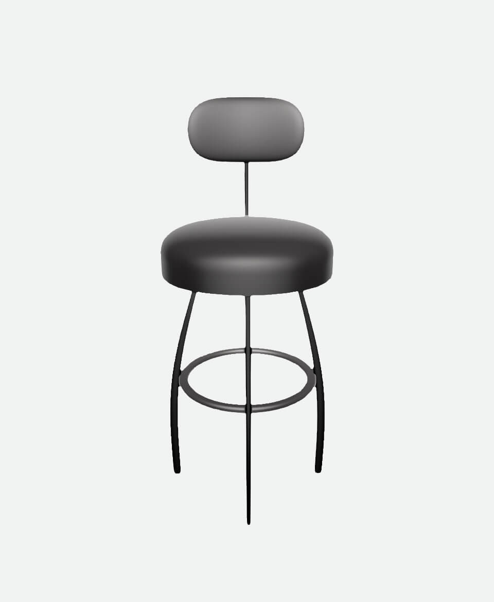 Adjustable Bar Stool – Dual Backrest